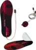Chauffe-pieds Lenz Heat Sole 2.0, noir rouge Voir les images du produit 2