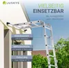 Juskys Aluminium Multifunktionsleiter 4,7 m klappbar - Produktbild-Vorschau 6