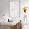 Gerahmtes Poster - Schwarzer Rahmen - Minimalismus Körper Produktbild-Vorschau 6