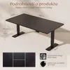 Collage of product details for a height-adjustable desk. Náhled obrázku produktu