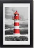 Bild 20x30 MDF-Rahmen, Wandkunst Leuchtturm Produktbild-Vorschau 1