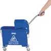 Kbelík na mop Jantex s lisem na mop, modrý, 20 l Náhled obrázku produktu 11