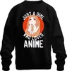 JUST A GIRL WHO LOVES ANIME Anime Mädchen Otaku Manga Produktbild-Vorschau 1
