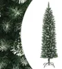 vidaXL Umelý vianočný stromček so stojanom Slim 150 cm PVC Náhľad obrázku produktu 7
