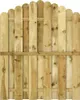 A close-up view of a wooden garden gate. Náhľad obrázku produktu