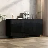 Merax Hochglanz Sideboard mit 3 Türen und 6 Fächern, Produktbild-Vorschau 9