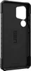 The back of a black phone case. Podgląd zdjęcia produktu