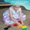 Montessori-Holzspielzeug "Steckpuppen mit Hüte und Betten" Produktbild-Vorschau 5