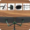 KRUMAD Monitorhouder voor 2 monitoren, 13–27 inch, dubbele Productafbeelding-voorbeeld 13