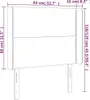LED Kopfteil Schwarz 83x16x118/128 cm Stoff Produktbild-Vorschau 6