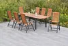 Merxx Gartenmöbel Set Athos 9tlg., 8 Klappsessel, Produktbild-Vorschau 1