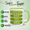 Tasse Abschied – „Endlich bist du weg“ – Abschiedsgeschenk Produktbild-Vorschau 2