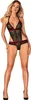 Rossita Kanten Body - Zwart/Rood Produktbild-Vorschau 9