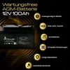 Extralink AGM Batterie 12V 100Ah VRLA, wartungsfrei Produktbild-Vorschau 2