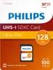 Philips SDXC Card 128GB Class 10 UHS-I U3 V30 A1 Produktbild-Vorschau 2