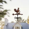 Wetterfahne in Hahnform, Retro-Windfahne aus Metall, Produktbild-Vorschau 3