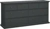Kommode - Grau, 48,5x183,4x86,88h cm Produktbild-Vorschau 1