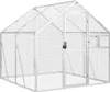 vidaXL Voliere Silbern 1,79x2x1,85 m Aluminium Produktbild-Vorschau 1