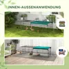 PawHut Kleintierkäfig, Haustier-Laufstall mit 5 Türen Produktbild-Vorschau 8