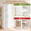 HOMCOM boekenkast met 7 niveaus, boekenschap met deur, Productafbeelding-voorbeeld 8