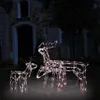 vidaXL 3-częściowy zestaw reniferów LED Dekoracja Podgląd zdjęcia produktu 2
