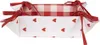 Clayre & Eef Brotkorf, 35x35x8 cm, wit, rood, katoen, met Productafbeelding-voorbeeld 1