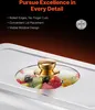 VEVOR Hot Pot Set Chauffe-plats en acier inoxydable avec 4 Voir les images du produit 3