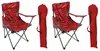 2er Anglersessel Campingstuhl Outdoorstuhl Getränkehalter Tasche Rot Produktbild-Vorschau