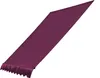 Ersatzdach für Klemmmarkise 250 x 130 cm Bordeaux, Produktbild-Vorschau 1
