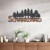 Gilde Wandrelief, "Schwarzwald", Schriftzug, MDF, Metall, Produktbild-Vorschau 2