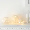 3er Set batteriebetriebene LED Glaskugeln, Balkon- und Produktbild-Vorschau 3