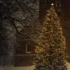 Illu-/Partylichterkette 40m - Außenlichterkette weiß -Made in Germany - 40 warmweiße LED Kugellampen Produktbild-Vorschau