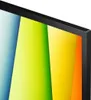 A close-up view of the corner of a television screen displaying a colorful abstract pattern. Anteprima dell’immagine prodotto