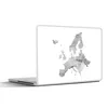 MuchoWow® Laptop Aufkleber Sticker Cover Europa-Karte in Produktbild-Vorschau 1