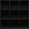 Libreria vidaXL nera 98x29x97,5 cm in materiale derivato Anteprima dell’immagine prodotto 3
