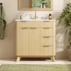 Skříňka do koupelny Merax, 81 cm, se 3 zásuvkami, pod Náhled obrázku produktu 1