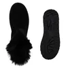 A black boot and its sole are shown against a white background. Produktbild-Vorschau