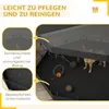 Hundegehege mit Dach & Bodenplane, Welpenauslauf faltbar, Produktbild-Vorschau 13