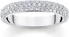 A close-up studio shot of a diamond ring on a white background. Anteprima dell’immagine prodotto