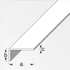 alfer Winkel 2 m, 20 x 10 mm PVC (Kunststoff) glatt schwarz Produktbild-Vorschau 2