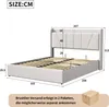 Fortuna Lai Polsterbett 160x200cm mit USB, Jugendbett Produktbild-Vorschau 7