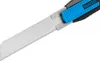 A close-up shot of a safety cutter knife with a long blade. Voir les images du produit