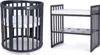 Two baby cribs are shown side-by-side against a white background. Anteprima dell’immagine prodotto