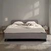 Polsterbett LAVORO Einzelbett 140x200, grau - Bett mit Produktbild-Vorschau 1
