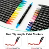 Acrylstifte Set 36PCS Wasserfest für Steine Bemalen & Produktbild-Vorschau 2