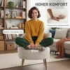 HOMCOM Loungesessel Sessel mit Chenille-Optik, Schrägere Produktbild-Vorschau 4