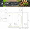 Zelsius Grow Tent 40 x 40 x 160 cm sivý/čierny Pestovanie Náhľad obrázku produktu 2