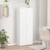 vidaXL Aktenschrank Weiß 60x32x153 cm Holzwerkstoff Produktbild-Vorschau 3