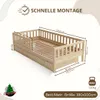 Crazy Pine Kinderbett mit Schublade 190x100cm – Massives Produktbild-Vorschau 2