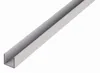 Alberts 475659 Profil U, aluminium, naturalny, 1000 x 8 x 8 Podgląd zdjęcia produktu 1
